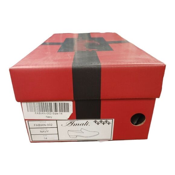 MEN'S AMALI FABIAN SPARKLE LOAFER DRESS SHOE WITH PATTERNED SEQUINS. NAVY 002 - Picture 7 of 7